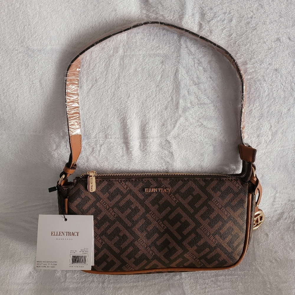 Ellen Tracy Baguette Shoulder Bag